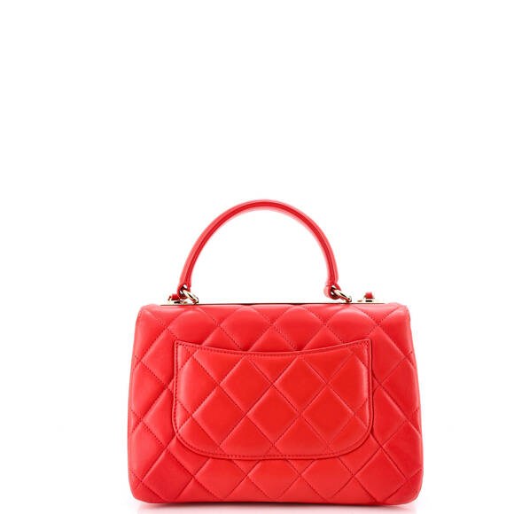 Chanel Small Trendy CC Top Handle Bag Quilted Lambskin - Picture 3 of 6